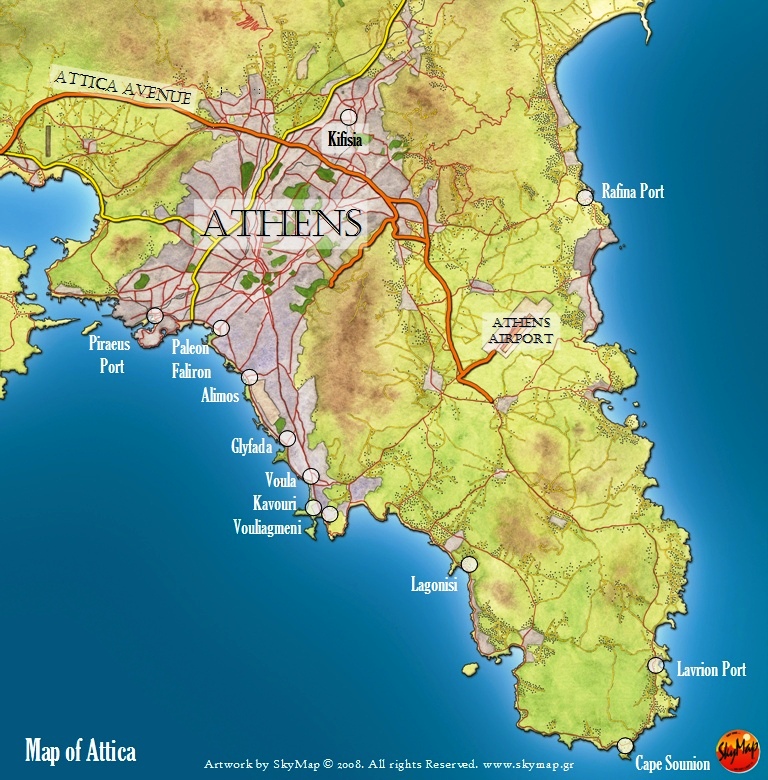 Map & Directions Titania Hotel Athens, Greece Book Direct from